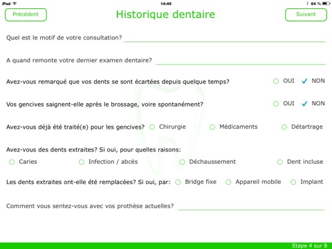 iQuest - Questionnaire dentaire screenshot 3