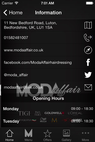 Moda Affair Hairdressing screenshot 3