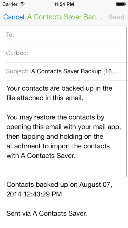 A Contacts Saver screenshot-4