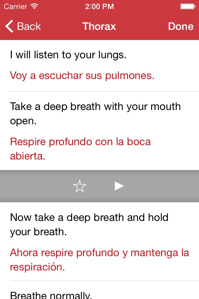 Medical Spanish: Healthcare Phrasebook with Audio screenshot 3