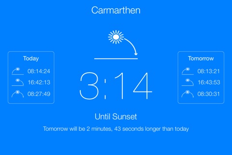 Sunlight - Sunrise and Sunset Calculator screenshot 2