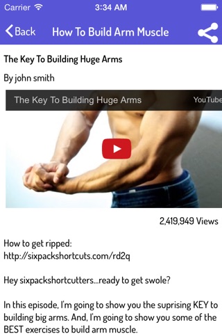 How To Build Muscle - Best video Guide screenshot 3