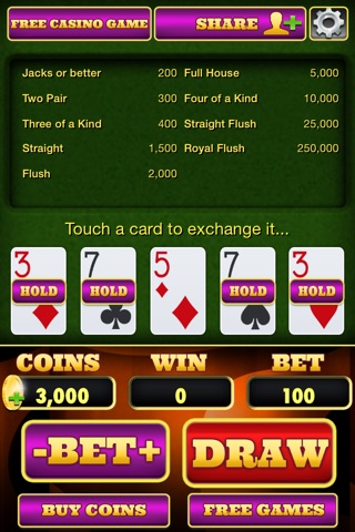 AAAA Authentic Jacks or Better Video Poker - 5 Card Draw screenshot 4