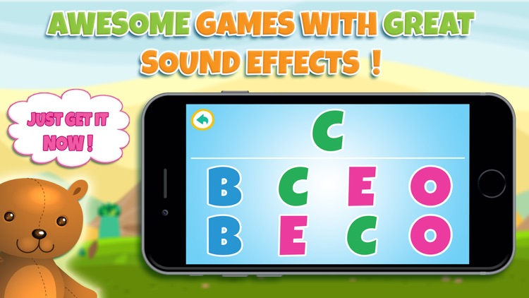 Learn alphabet and letter - ABC learning game for toddler kids & preschool children screenshot-3