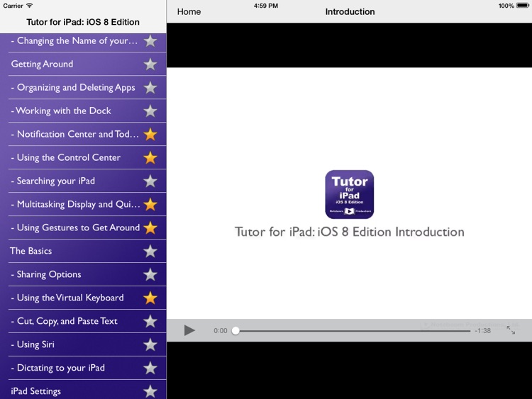 Tutor for iPad: iOS 8 Edition