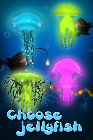 Jellyfish Go Jump! FREE - Underwater Deep Sea Scary Ocean Fantasy in Shark Lagoon by Uber Zany screenshot 2