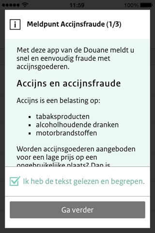 Meldpunt Accijnsfraude screenshot 2