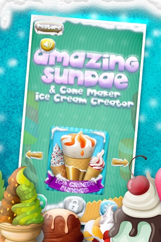 A+ Cone & Sundae Creator Ice-Cream Sandwich Maker PRO screenshot 3