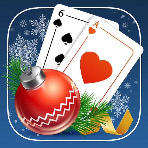 Solitaire Game. Christmas icon