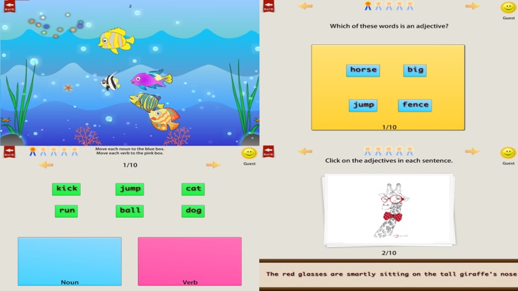 English Grammar -  Nouns, Verbs, Adjectives and Adverbs screenshot-3