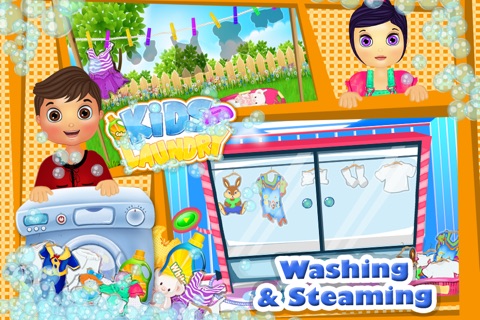 Baby Clothes Kids Laundry Time - Washing & Dry Cleaning Mommy’s Little Helper screenshot 4