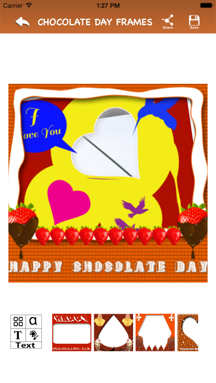 Chocolate Day Frames