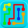 Colorful lines - draw the puzzle and connect the dot for bridge and brain logic