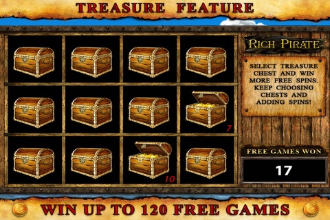 Rich Pirate slot machine screenshot 4