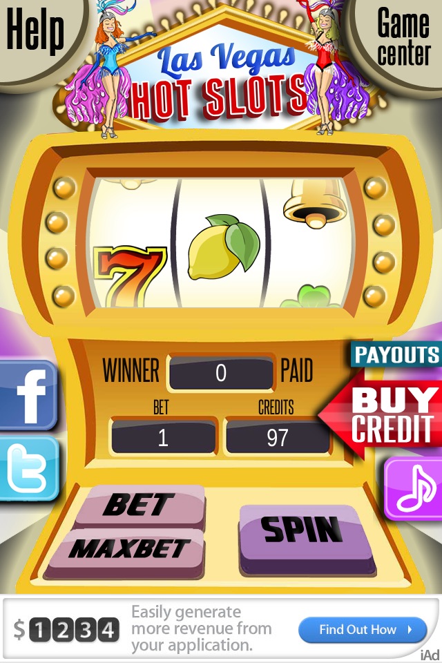 Las Vegas Hot Slots - Hit The Lucky Triple Seven To Win The Jackpot screenshot 3