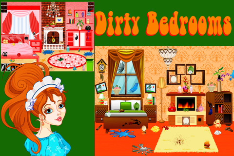 Bedrooms Clean Up Game screenshot 2
