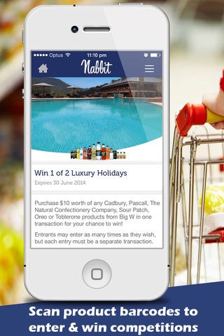 Nabbit Competitions and Cashbacks - Shop Scan Win screenshot 3