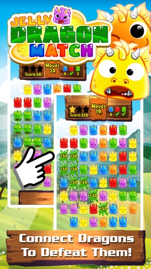 Jelly Dragon Pop - Castle Blitz Match 3 Puzzle Game(圖1)-速報App