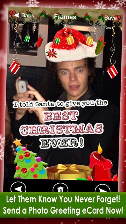 Christmas Holiday Message - Photo Greeting eCard Maker screenshot-4