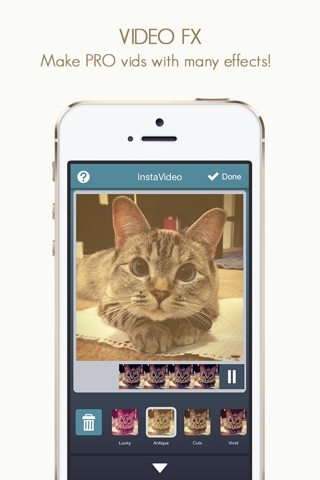 InstaVideo Pro - Add Sticker, frame, effects and background music to your videos screenshot 3