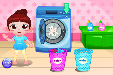 New Baby Born Clothes Washing games -baby care games screenshot 3