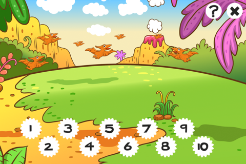 123 Count-ing & Learn-ing Number-s To Ten With Dino-saur. My Kid-s & Baby First Free Education-al Game-s screenshot 4