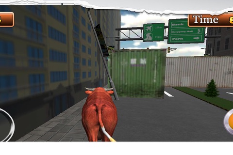 3D Bull Simulator – Angry animal simulator and city destruction simulation game screenshot 3