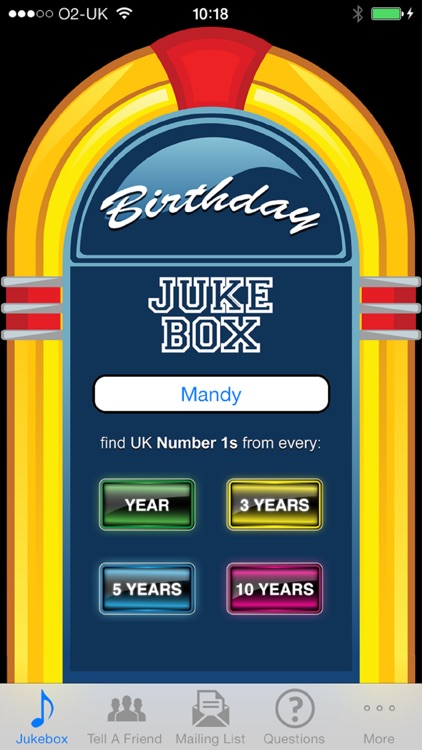 Birthday Jukebox