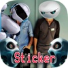 Battle Robot Sticker - Edit Pictures with Lovely Photo Stickers Editor