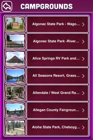 Michigan Campgrounds Offline Guide screenshot 2