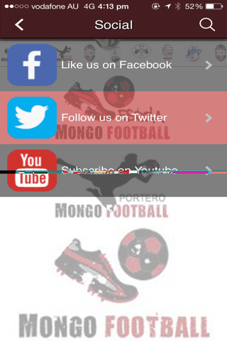 MongoFootball screenshot 2