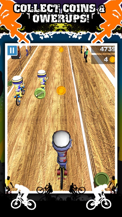 3D BMX Bike Racing Game for Teens by Impossible ATV Race Challenge Games FREE screenshot-3