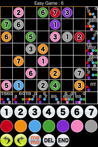 Number Place Color7 #3 screenshot 2