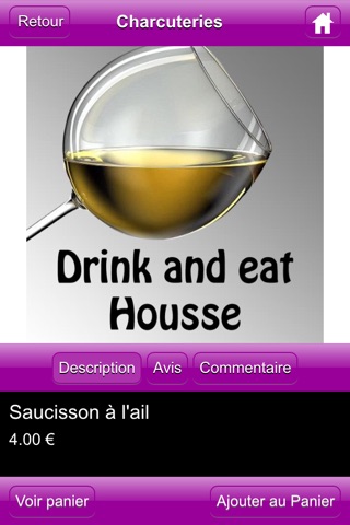 Drink and Eat Housse screenshot 4