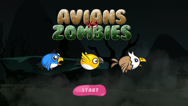 Avians vs. Zombie-s – Ghost Birds Flying on the Graveyard of the Un-Dead