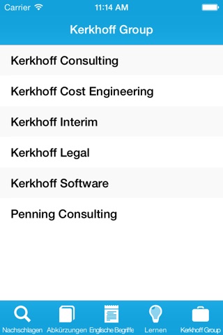 Kerkhoff Consulting Einkaufslexikon screenshot 4
