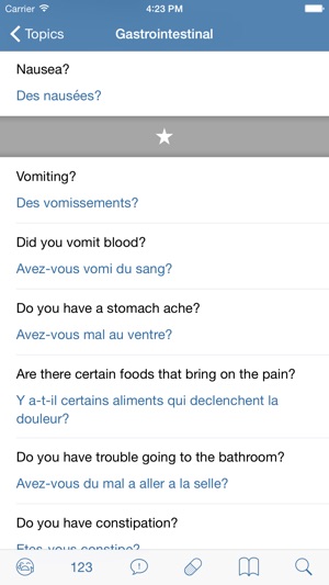 Medical French: Healthcare Phrasebook(圖3)-速報App