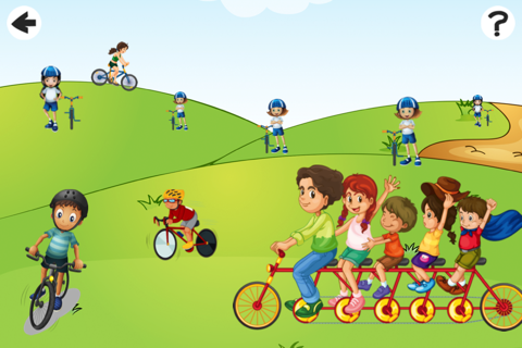 Bike and Racing Kids Learn-ing Game screenshot 4