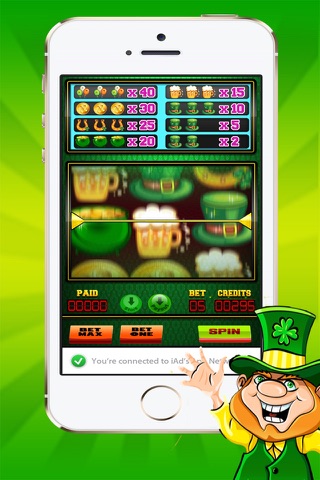A Lucky Irish Slots - St Patricks Day Casino Slot Machine screenshot 2