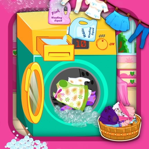 Cinderella Laundry Day Business Icon