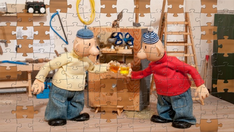 JIGSAW PUZZLEs Pat & Mat for preschool children, schoolchildren and adults screenshot-4