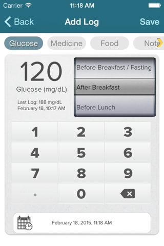 Diabetes Pal App screenshot 3