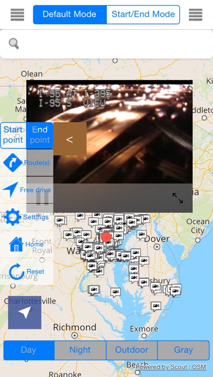 Maryland/Baltimore Offline Map with Real Time Traffic Cameras - Great Road Trip