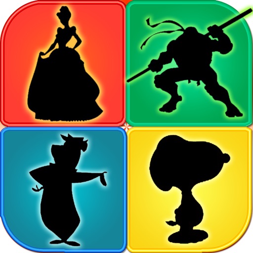 Cartoon Shapes Shadow Quiz Trivia ~ Learn Famous Animation Movie Character Name