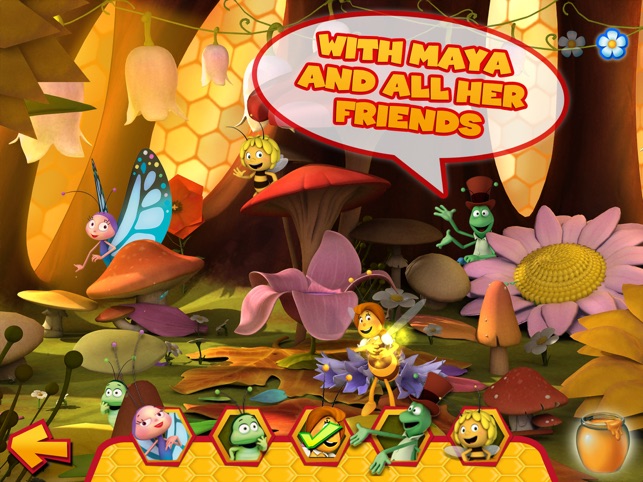 ‎Maya the Bee: Flower Party Screenshot