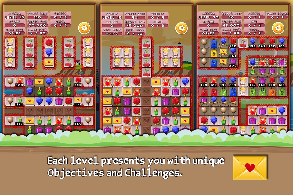 Love Drops - Match three puzzle screenshot 2