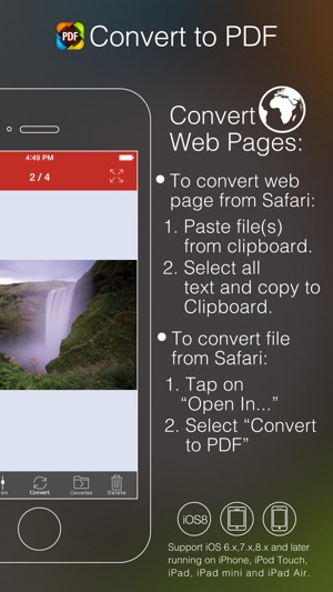 Convert to PDF - Convert Documents, Web Pages, Photos and mo(圖2)-速報App