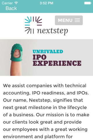 NextStep IPO screenshot 2