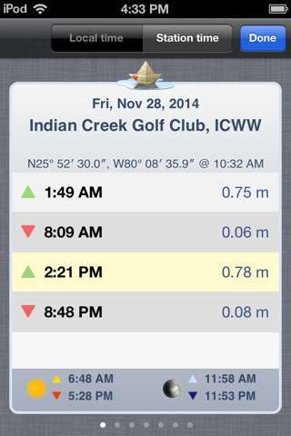 ChronGlobal Tidal Chronoscope screenshot 2