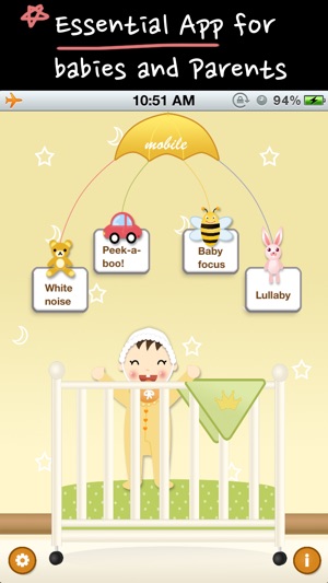 Baby white noise and lullabies nurery rhymes (crying baby sl(圖2)-速報App